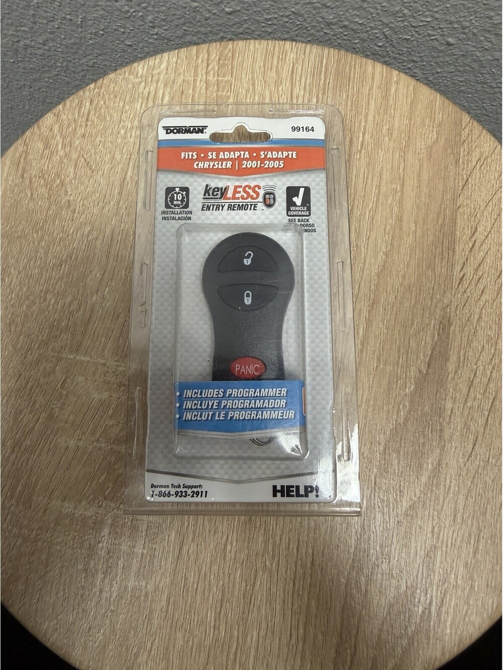 Dorman 99164 Keyless Entry Remote 3 Button for Chrysler / Dodge / Plymouth *NEW*